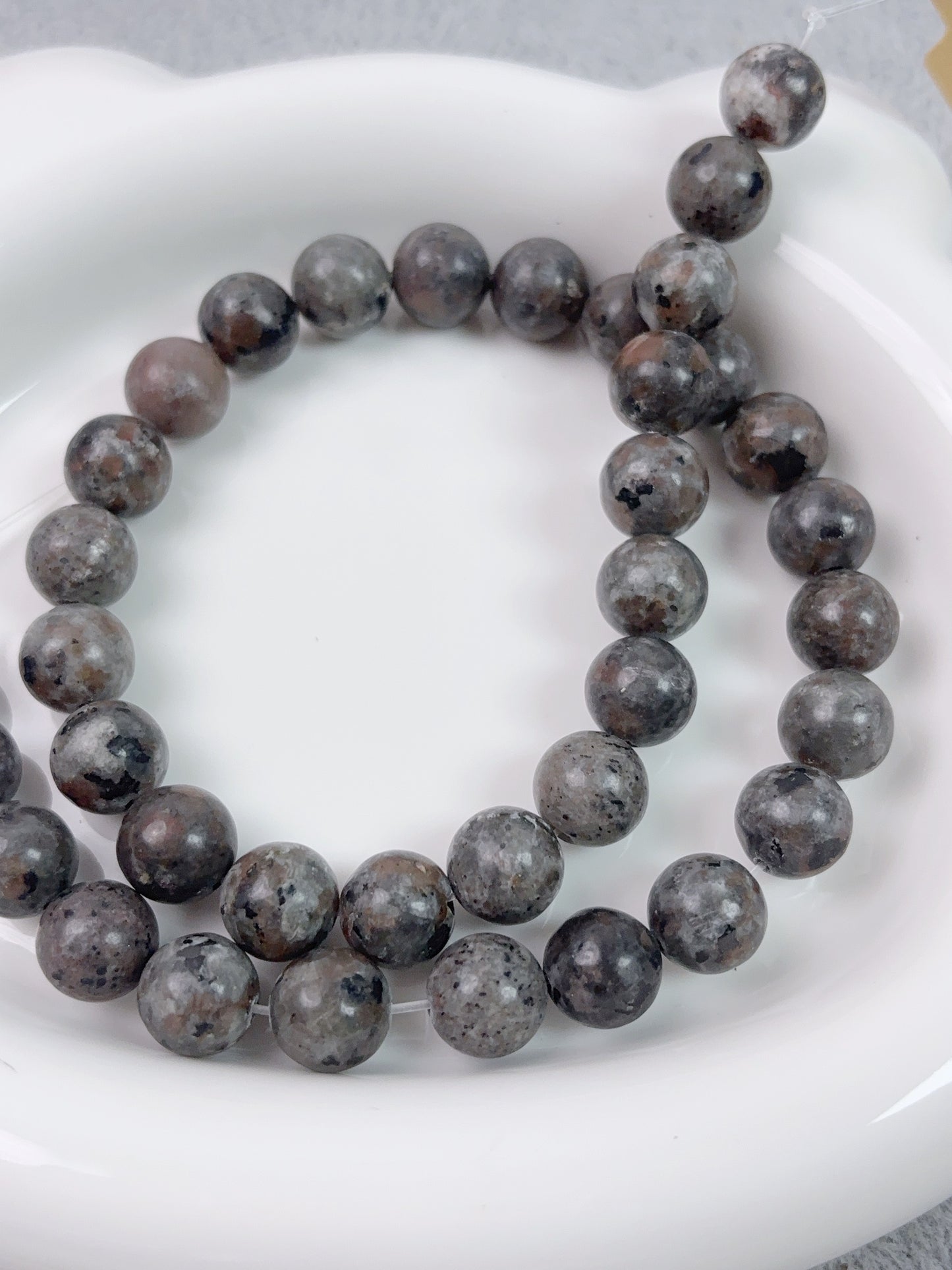 天然石連材−玉−10 mm火炎石