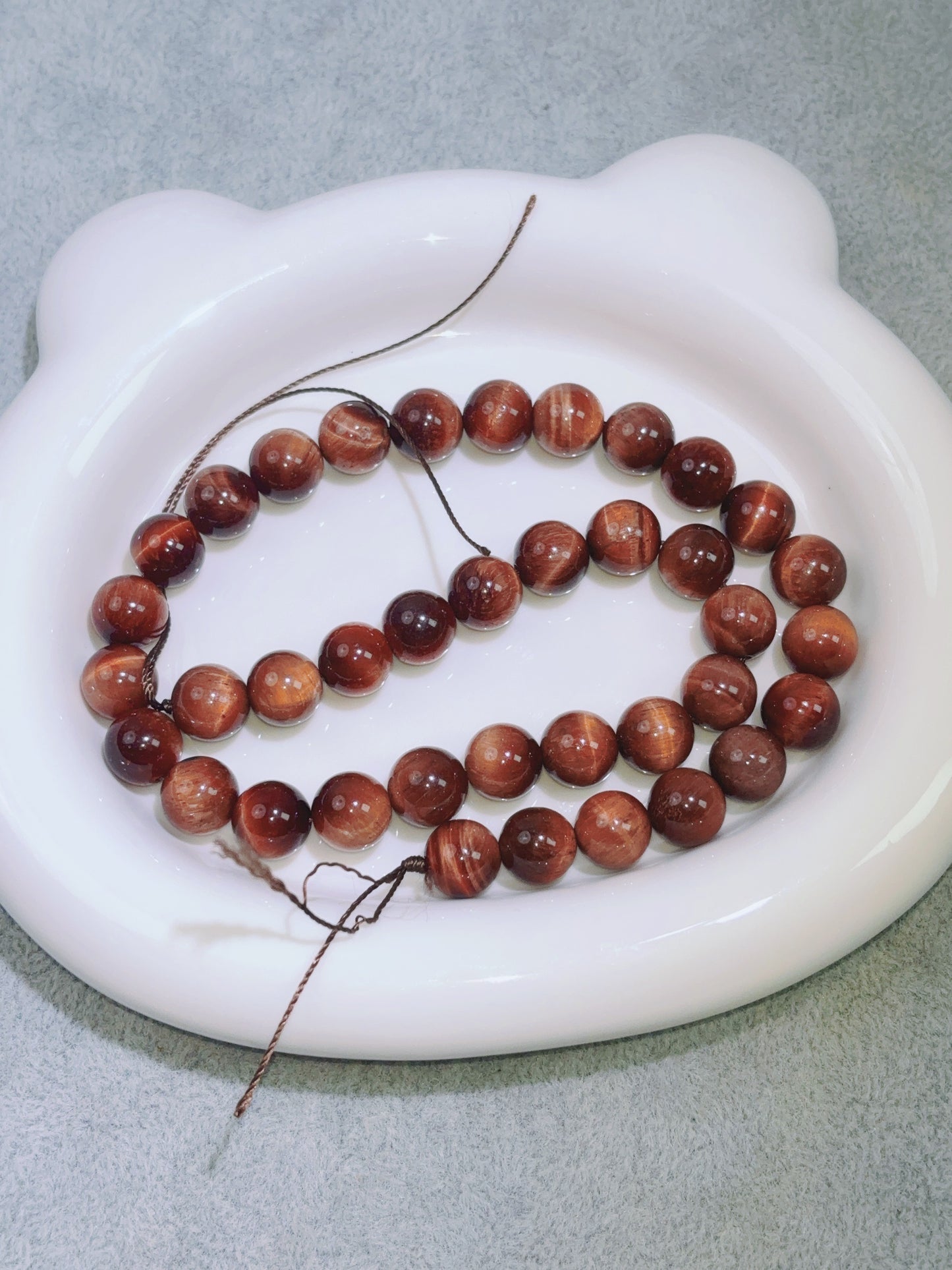 天然石連材--ビーズ--10 mmタイガーアイイエロー/紅茶色/サファイア色/パープル/紅茶色/パープル星空色/ブルーゴールド/インクブルー