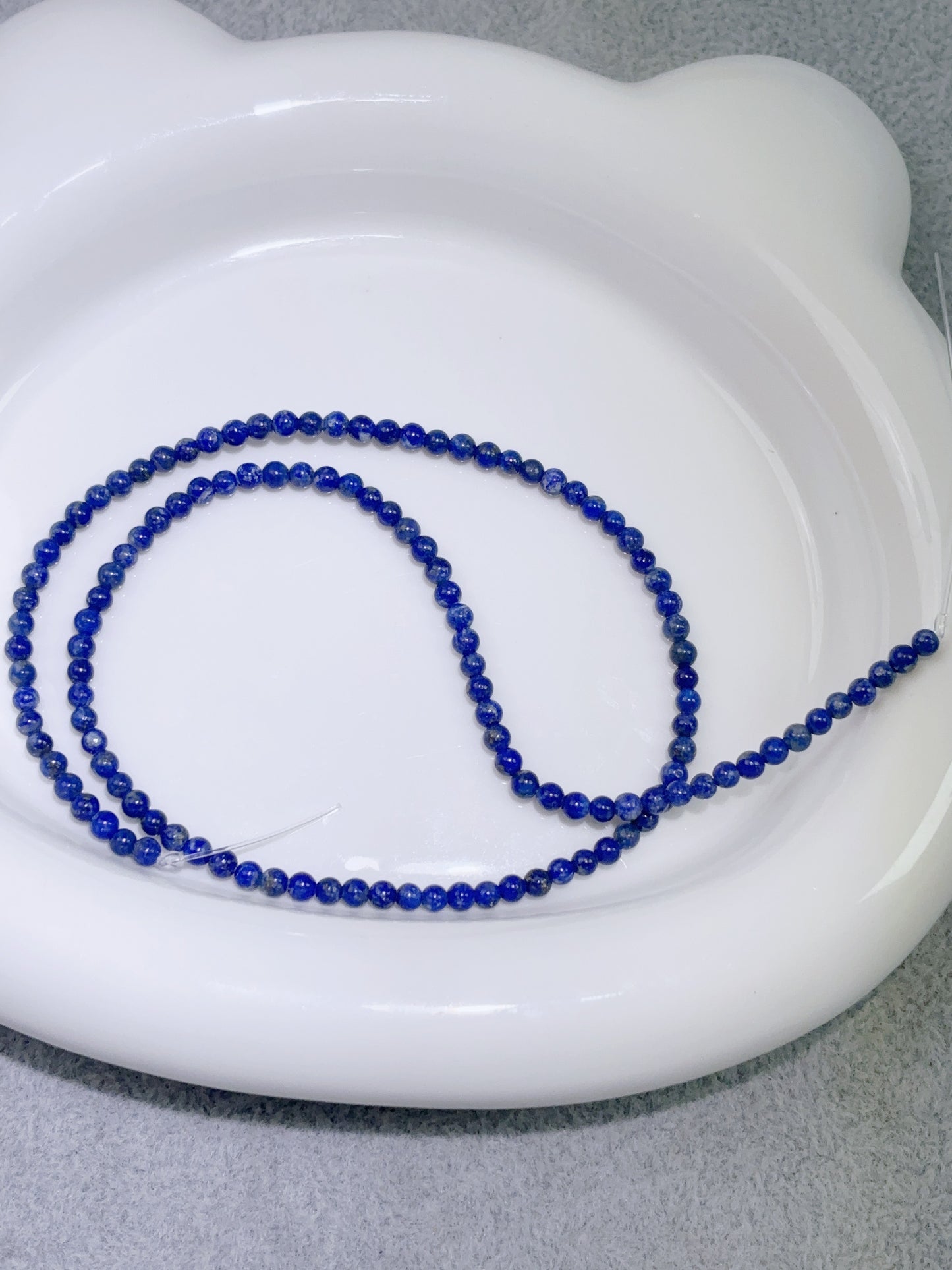 天然石連材-ビーズ-3 mmラピスラズリ