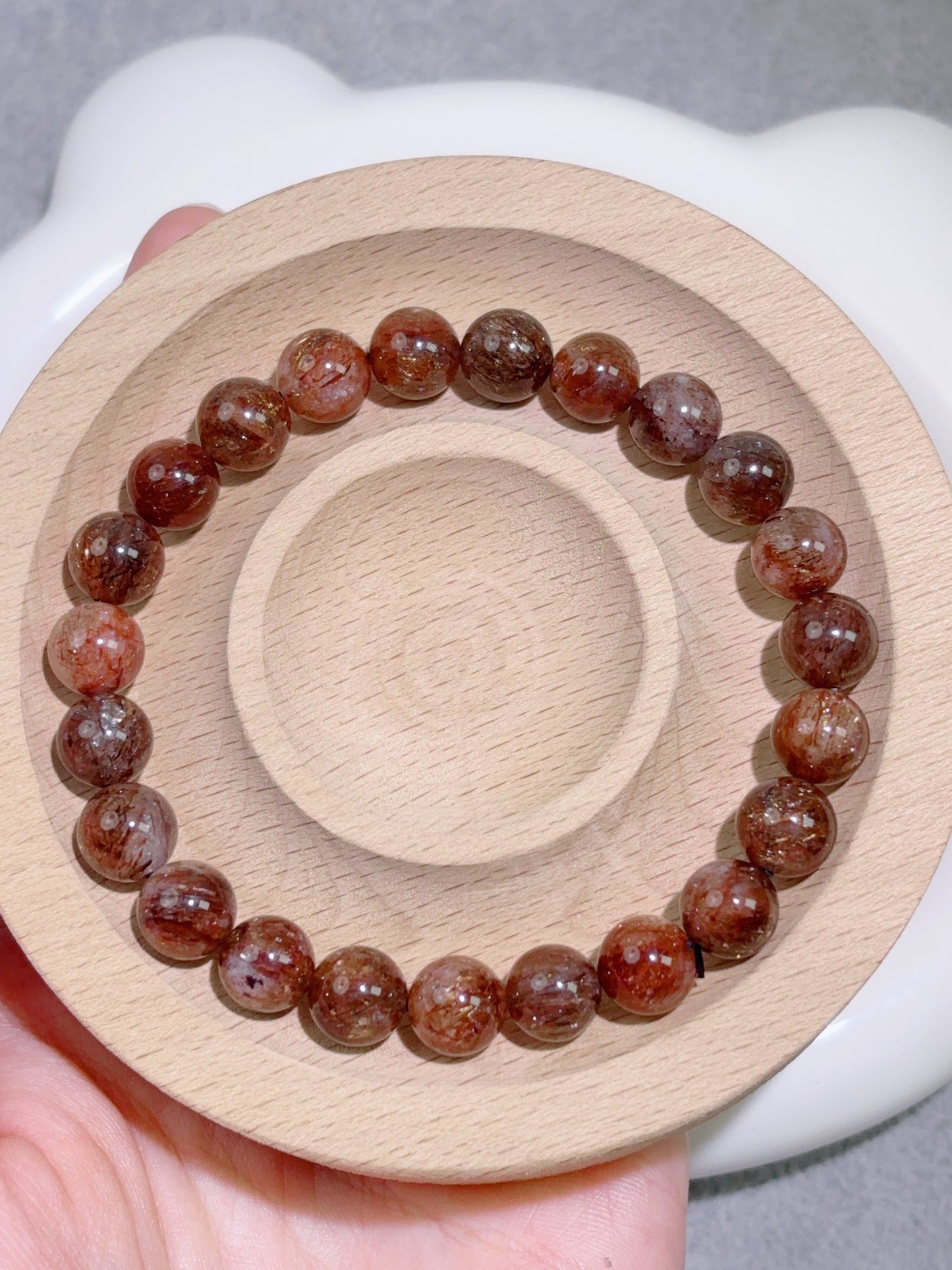 天然石手串シリーズ-ビーズ-8.8 mm黒金超七/ ブラックゴールドスーパーセブン