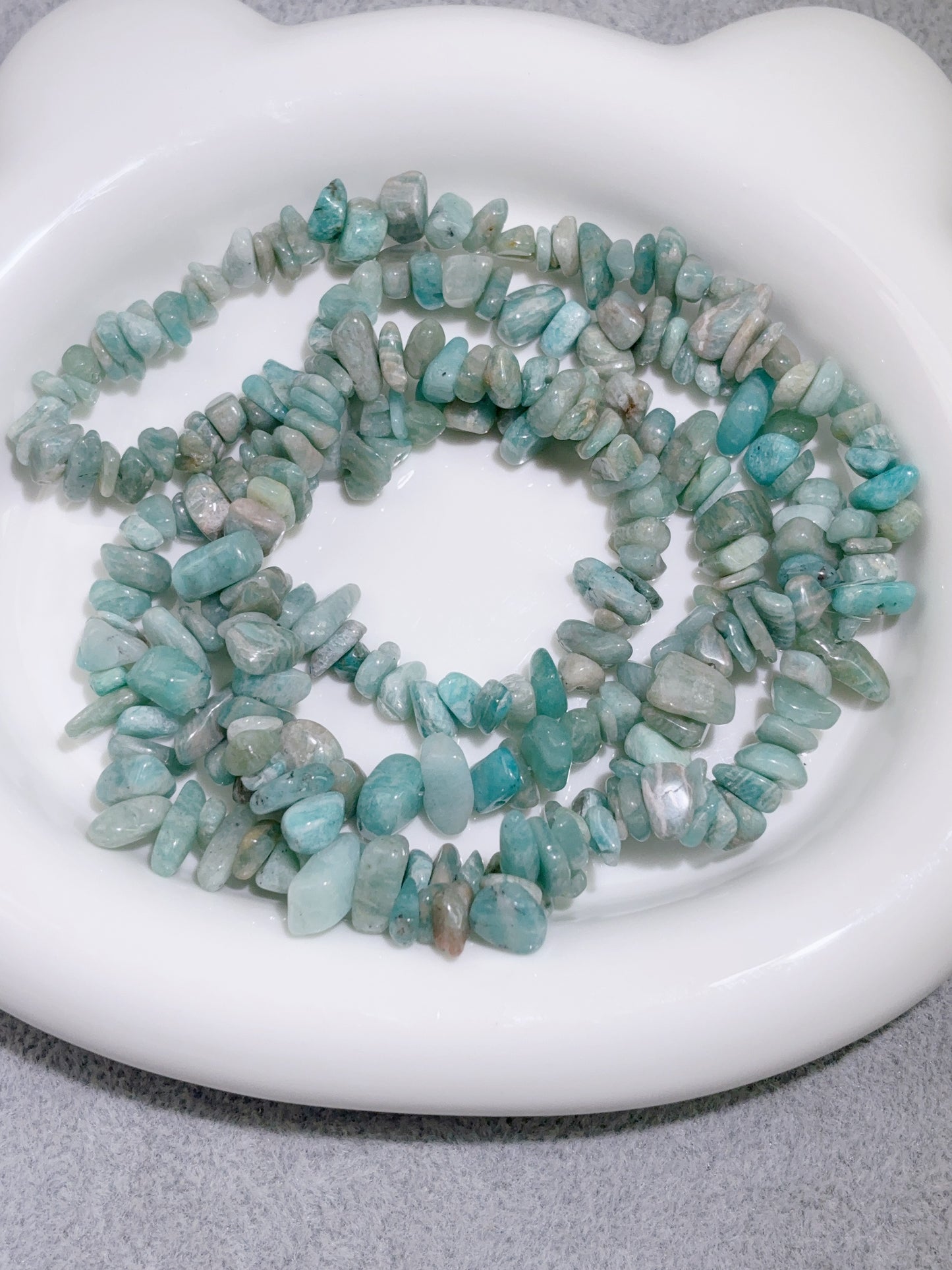 天然石連材-砕石-アマゾナイト