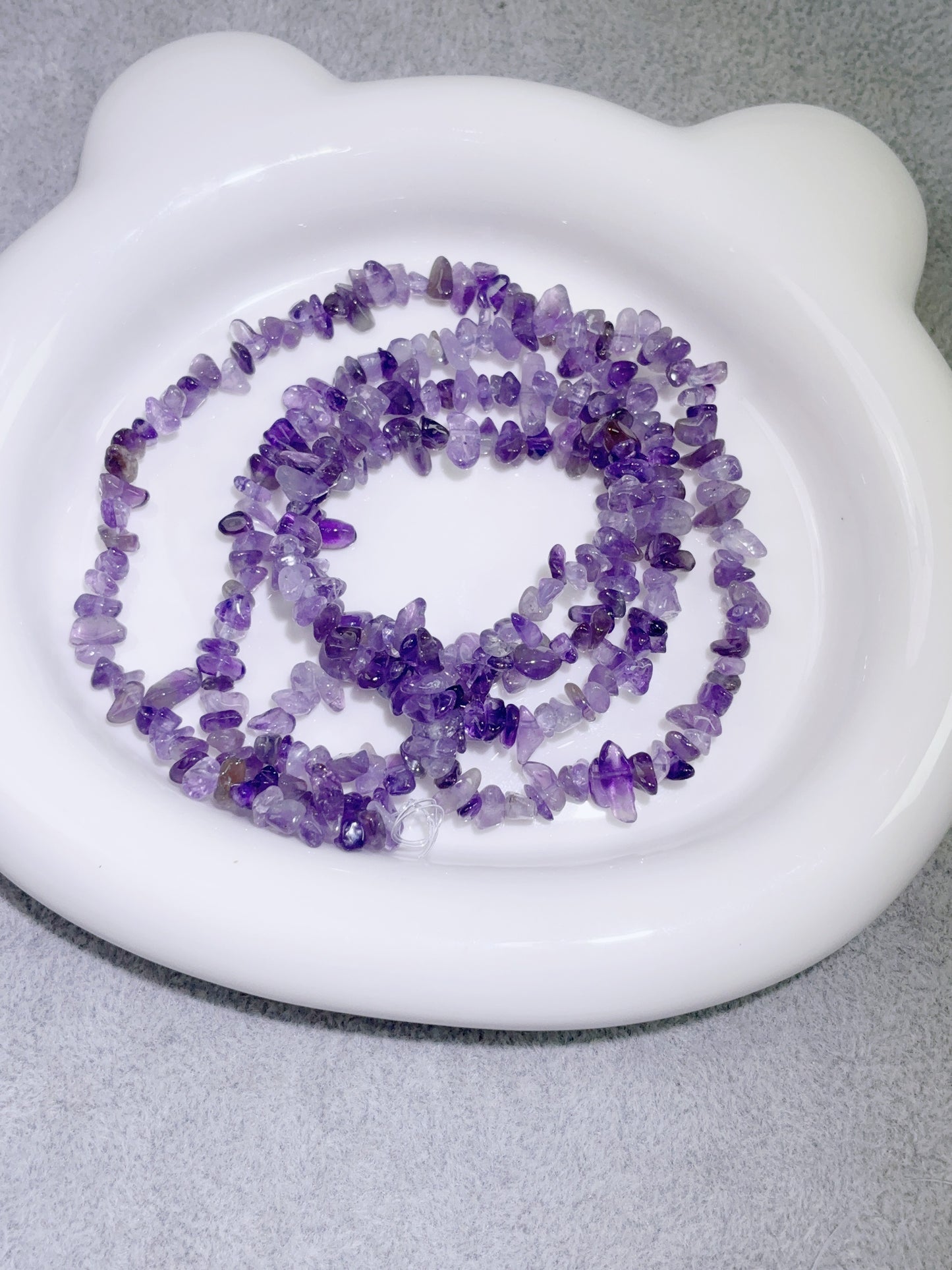 天然石連材-砕石-4 mm紫水晶