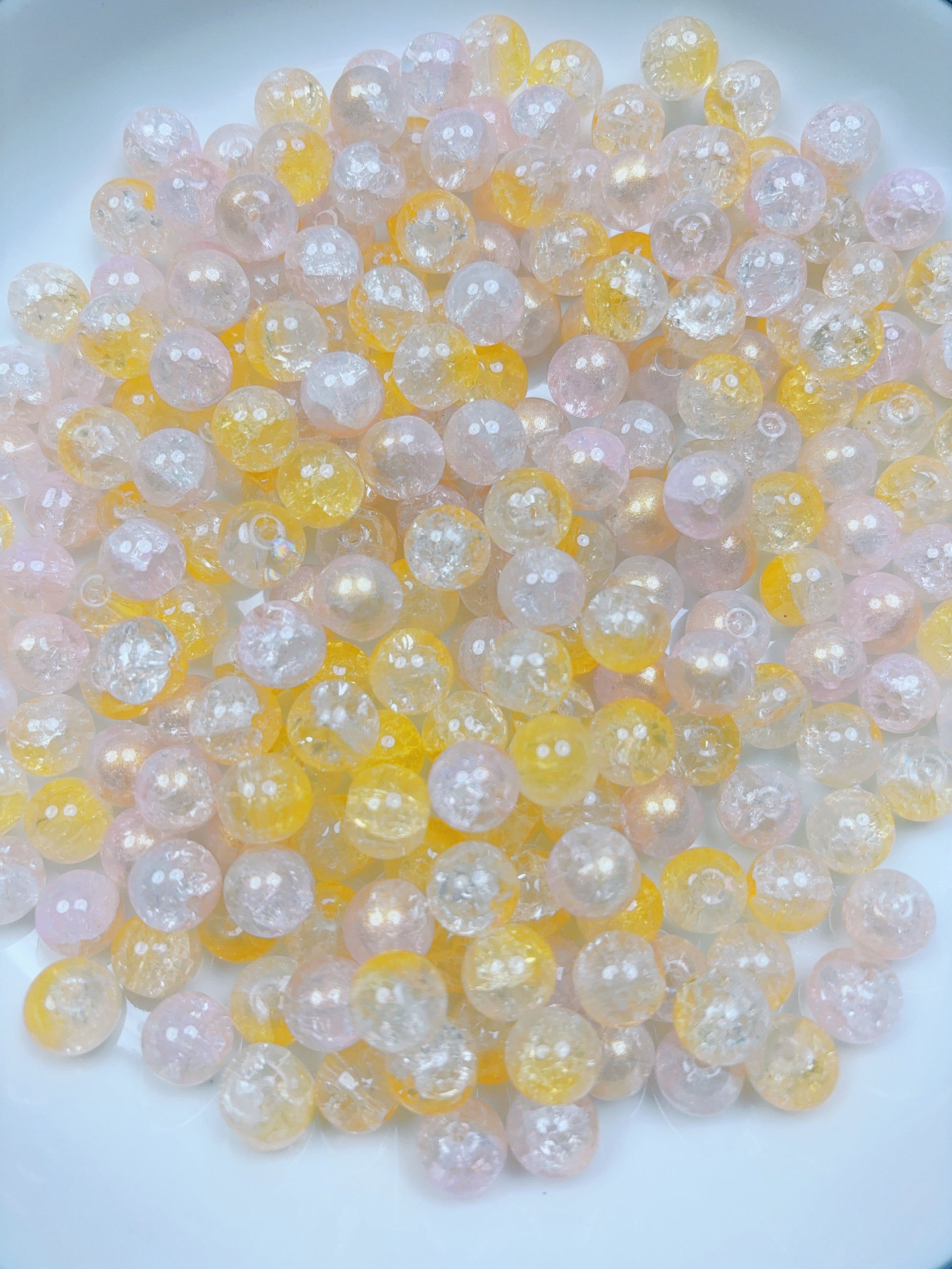 8.18金箔--ガラスビーズ10 mm--配信で色を自由に選択 – diyvivian.com