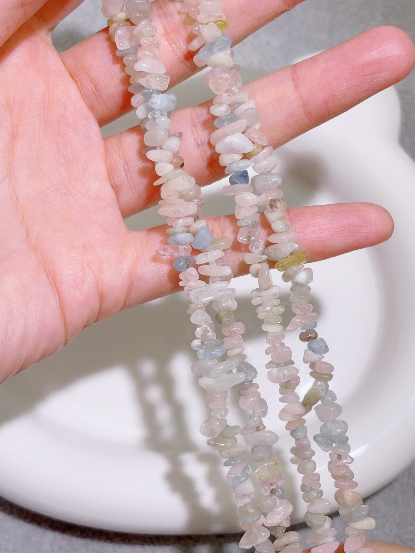 天然石連材-砕石-4 mmモルガナイト