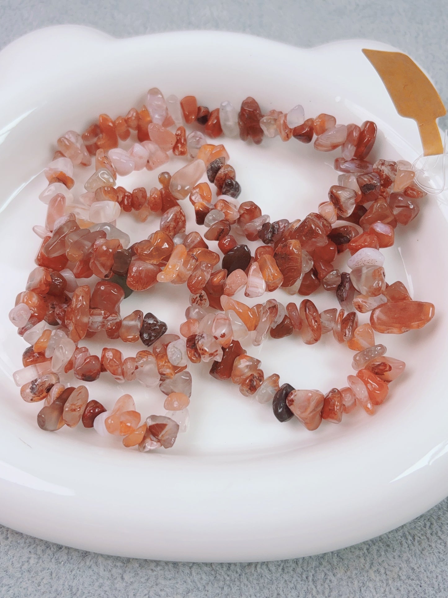 天然石連材--砕石--南赤瑪瑙