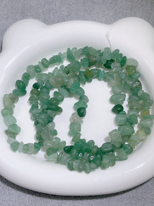 天然石連材-砕石-6 mm緑東陵石